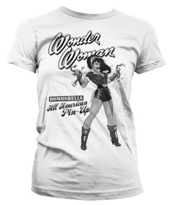 Wonder Woman All American Pin-Up Girly Tee